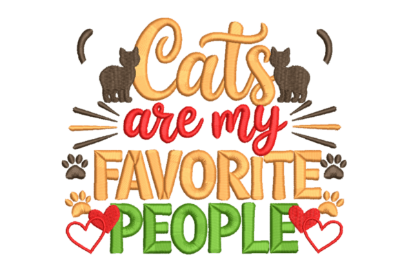 Cats Are My Favorite People: A Business-Ready Embroidery Design Review