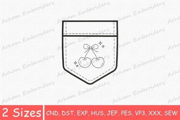 Cute Cherry Pocket: A Sweet Addition for Etsy Sellers