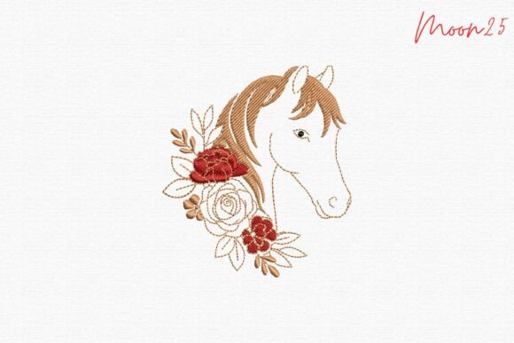 Floral Horse Head Western Nature Style Review