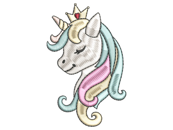 Floral Unicorn Design: A Seasonal Embroidery Standout