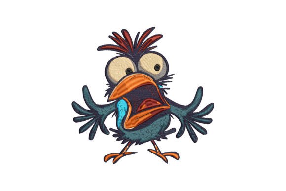 Funny Bird Embroidery Design Review for Etsy Sellers
