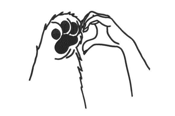 Heartfelt Embroidery: Reviewing Dog Paw Human Touch
