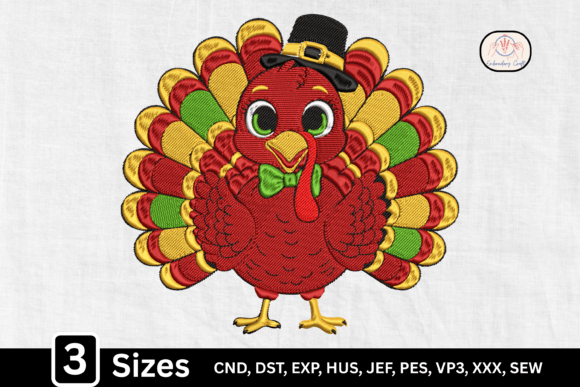 Kawaii Thanksgiving Pilgrim Turkey