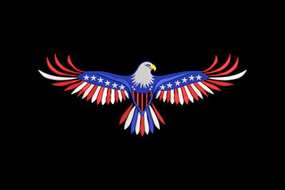 Patriotic USA Bald Eagle: A Review for Business Embroidery Use