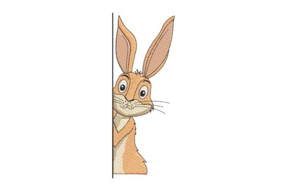 Peeking Rabbit: A Seasonal Embroidery Gem