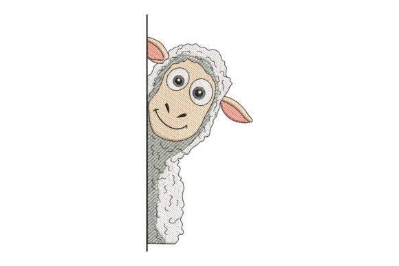 Peeking Sheep