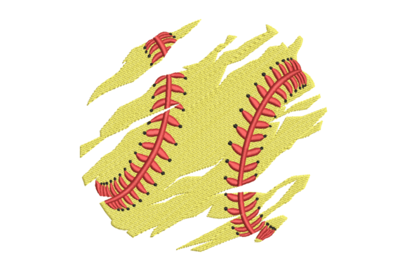 Softball Distressed Grunge: A Designer’s Take on Edgy Sweatshirt Embroidery