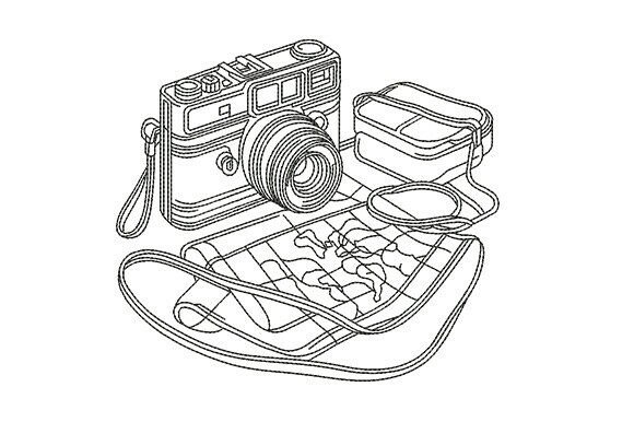 Vintage Travel Camera Embroidery Design Review