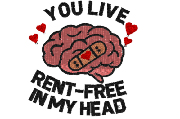 You Live Rent Free in My Head – A Seasonal Embroidery Pick?
